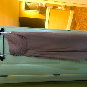 Rose pink formal dress